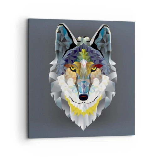 Quadro su tela - Stampe su Tela - Si parla del lupo - 70x70 cm