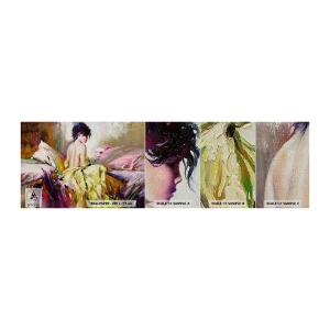 Campione di Fotomurale Premium Sand - Tra la bocca e il bordo della coppa - Donna, Corpo, Pezzo - 100x30 cm