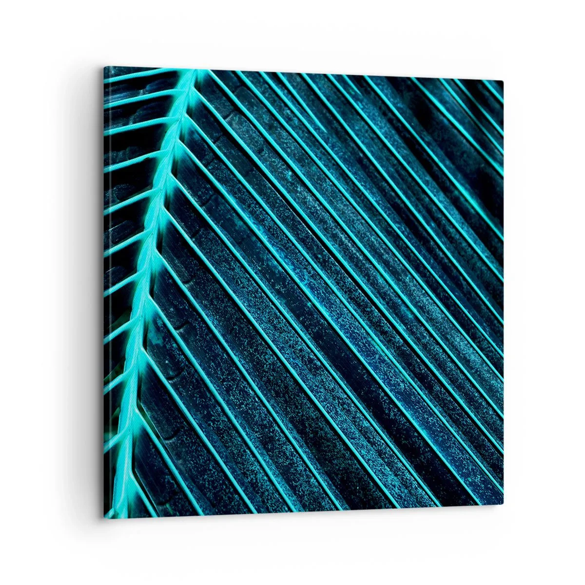 Quadro su tela - Stampe su Tela - La struttura del verde - 60x60 cm