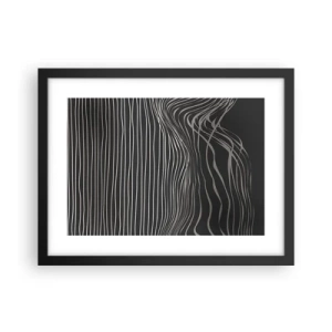 Poster in cornice nera - Ritmo e accento - 40x30 cm