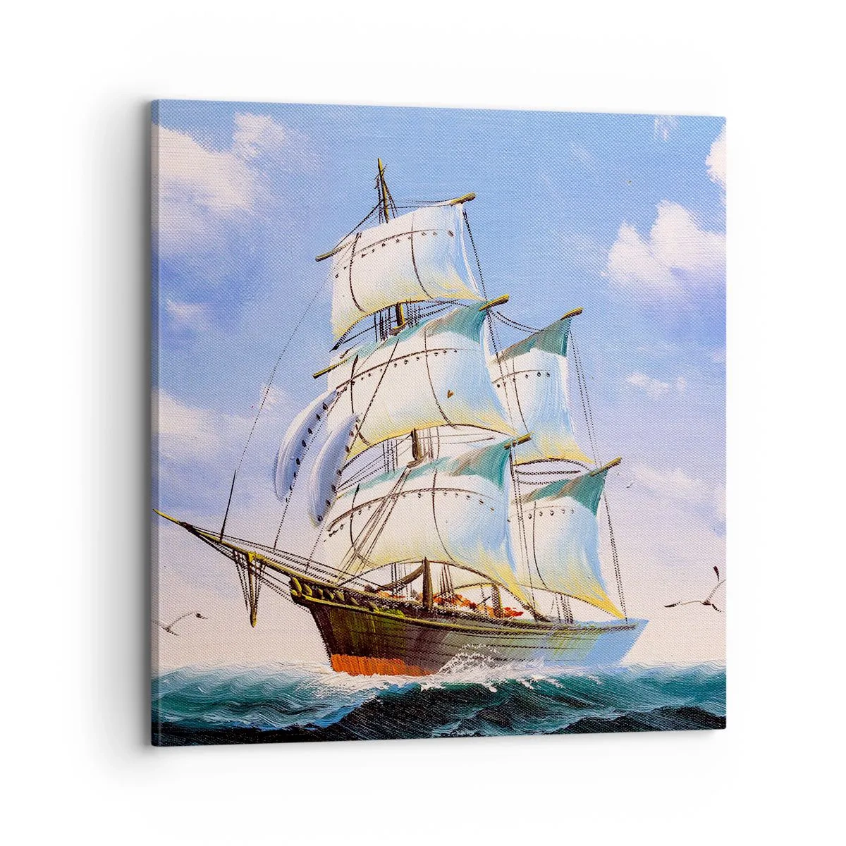 Quadro su tela - Stampe su Tela - Con orgoglio nel vento - 70x70 cm