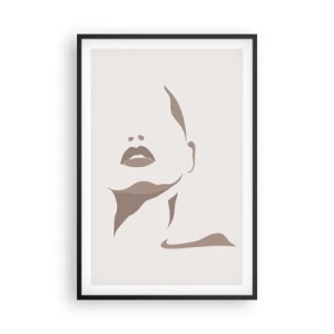 Poster in cornice nera - Fatta di luce e ombra - 61x91 cm
