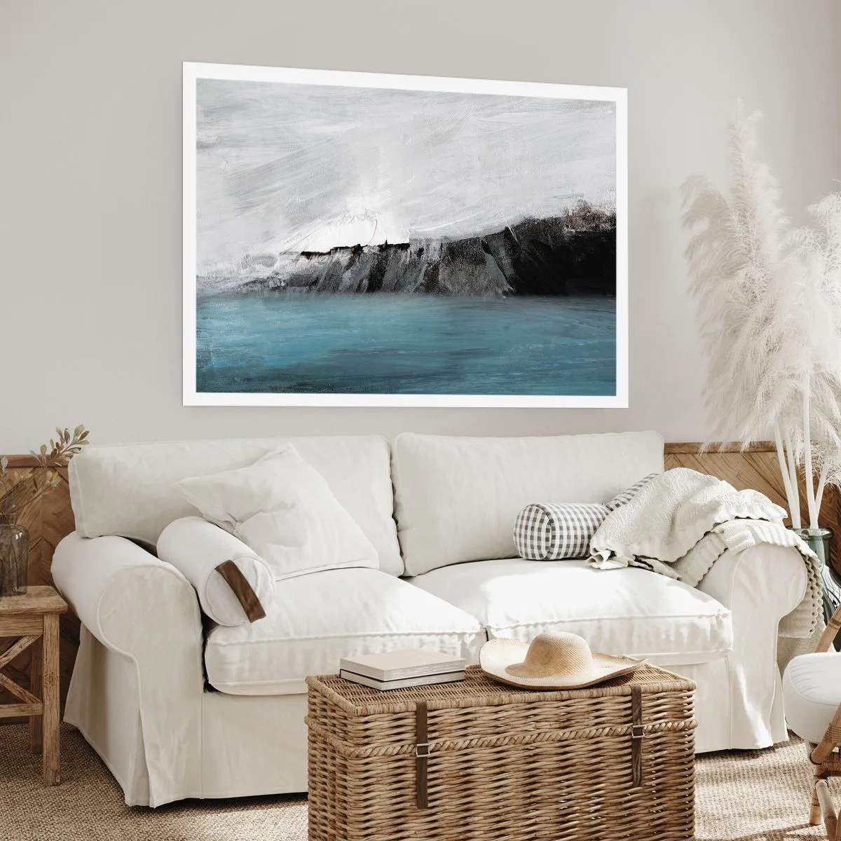 Poster - Acqua-terra: lo scontro degli elementi - 50x40 cm