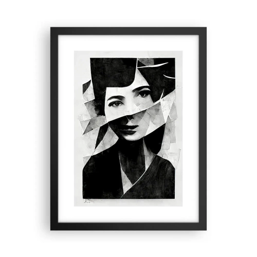 Poster in cornice nera - Come sei veramente... - 30x40 cm