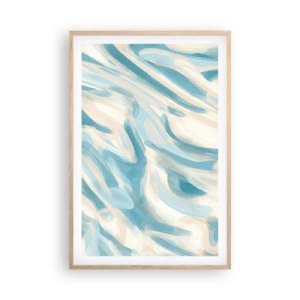 Poster in cornice rovere chiaro - Brezze primaverili - 61x91 cm