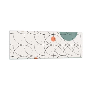 Quadro su vetro - Nello spirito della pop-art - 90x30 cm