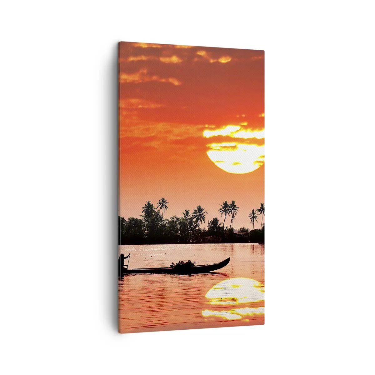 Quadro su tela - Stampe su Tela - La calma dei tropici al tramonto - 45x80 cm