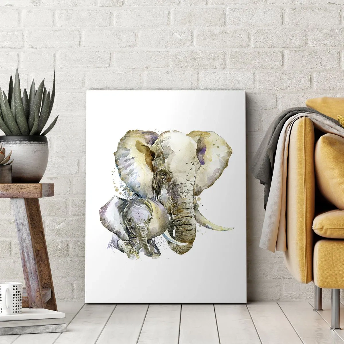 Quadro su tela - Stampe su Tela - Con mamma: il posto migliore - 45x80 cm