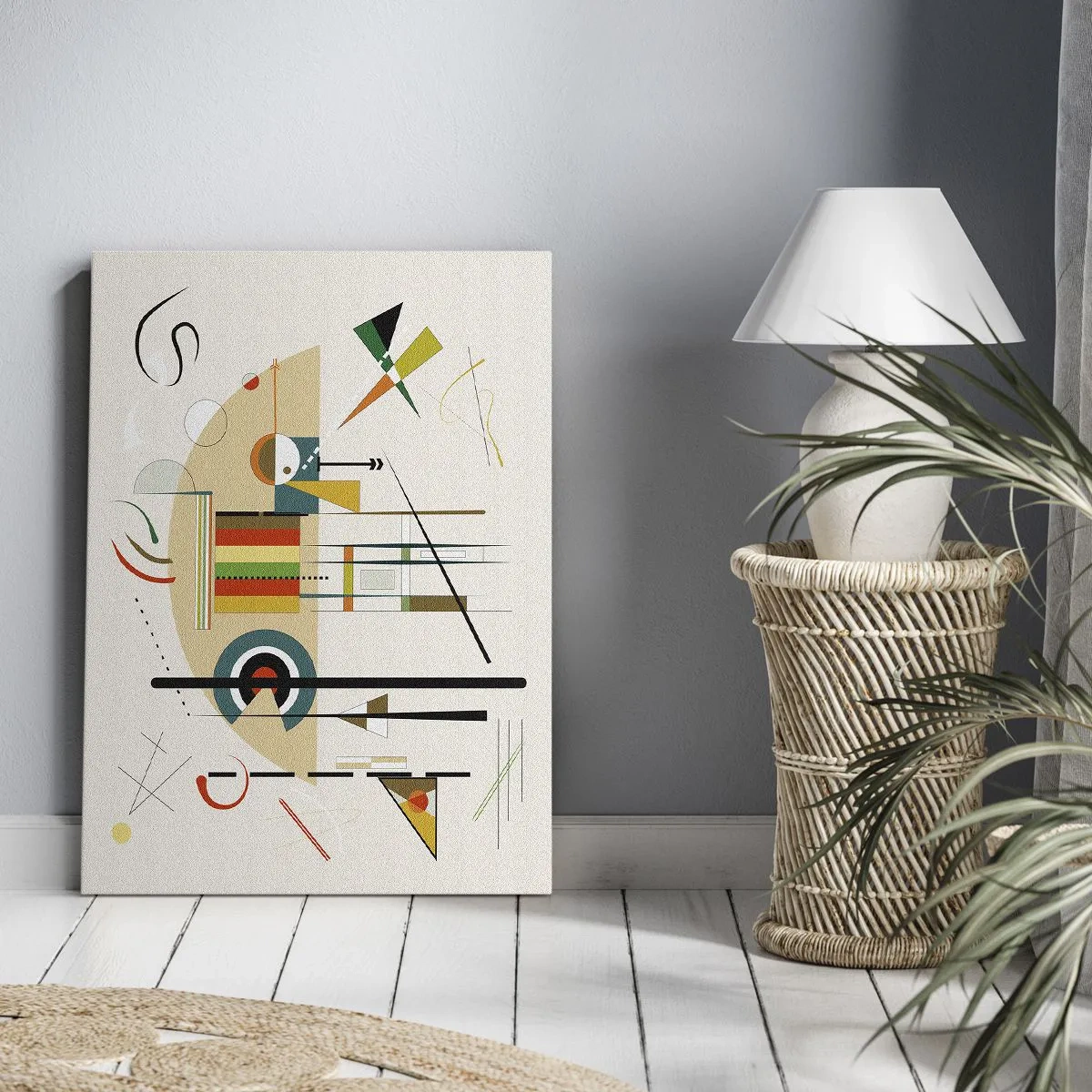 Quadro su tela - Stampe su Tela - E il mondo ride - 65x120 cm