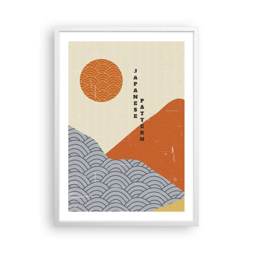 Poster in cornice bianca - Spirito giapponese - 50x70 cm