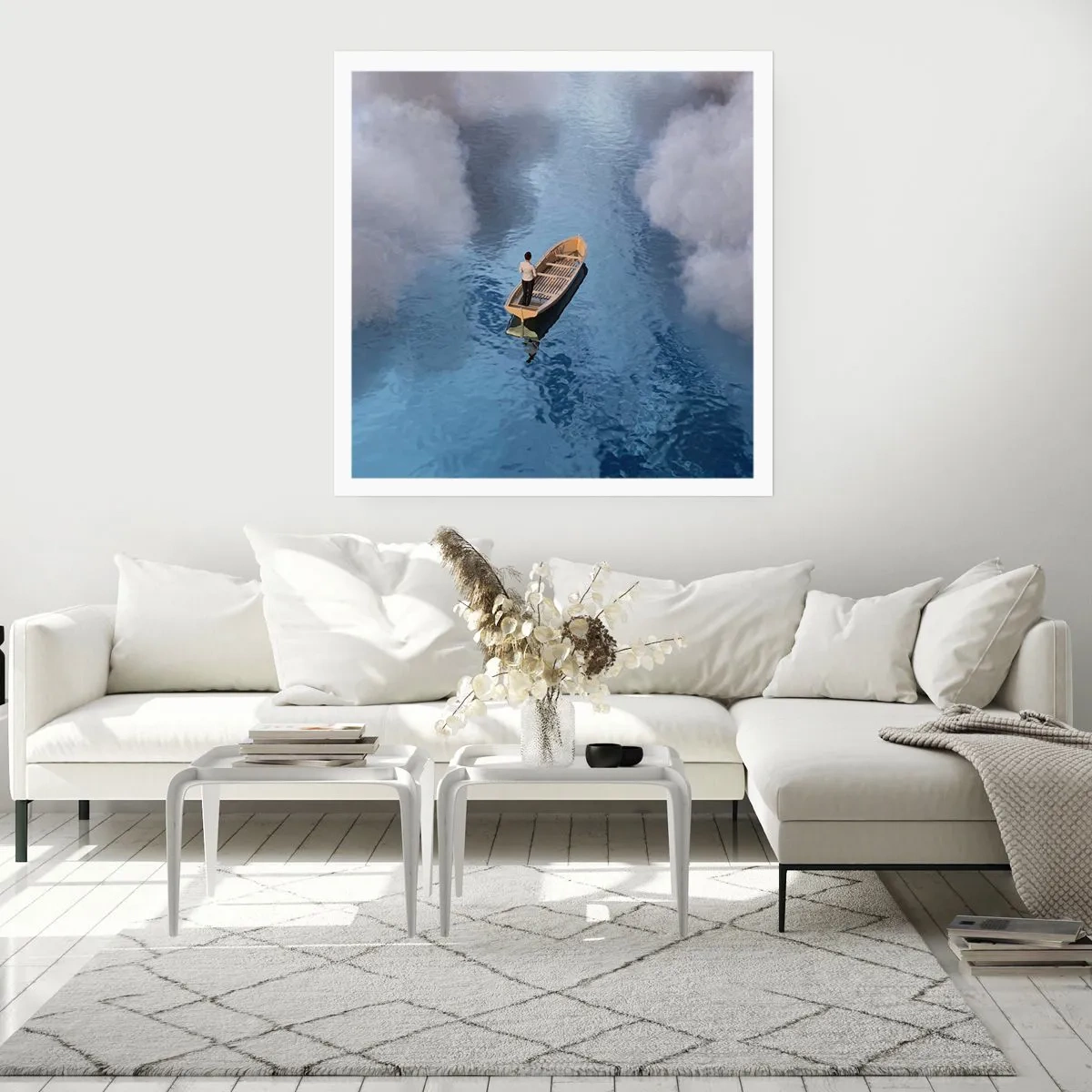 Poster - Vita - viaggio - incertezza  - 30x30 cm