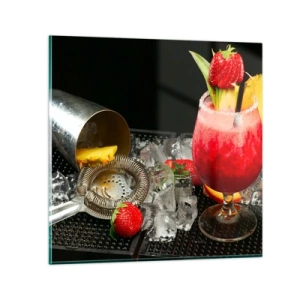 Quadro su vetro - Incantare il gusto - 30x30 cm