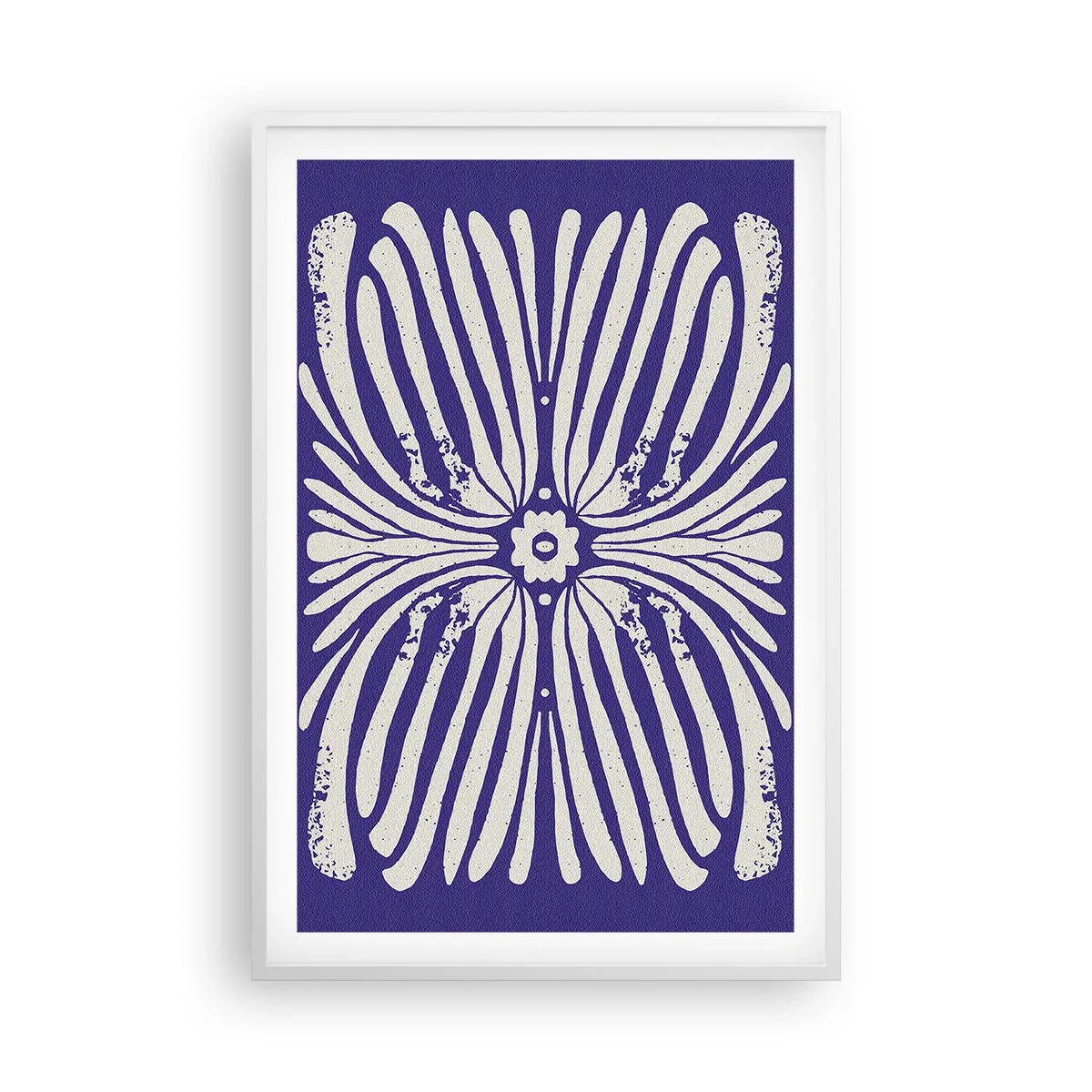 Poster in cornice bianca - Ispirazioni etniche - 61x91 cm