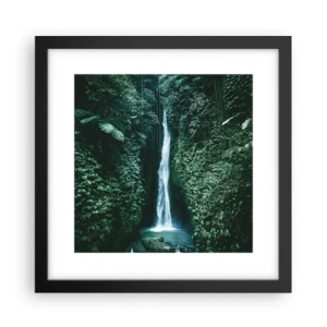 Poster in cornice nera - Terme tropicali - 30x30 cm