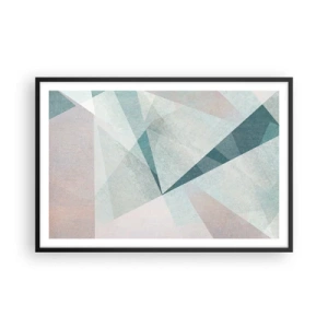 Poster in cornice nera - Con calma ma dinamicamente - 91x61 cm