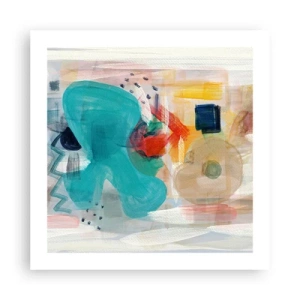 Poster - Il gioco dei colori - 50x50 cm