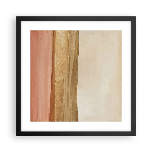 Poster in cornice nera - Composizione verticale - 40x40 cm