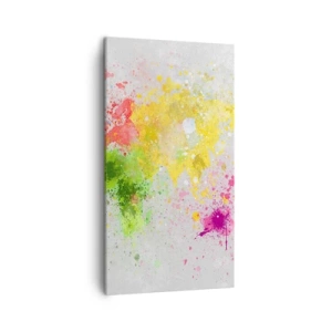 Quadro su tela - Stampe su Tela - Tutti i colori del mondo - 45x80 cm