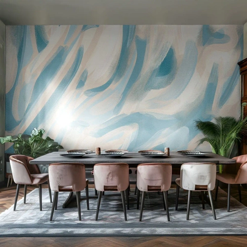 Fotomurali Autoadesivo Deluxe Sticker - Brezze primaverili - Pezzo, Luminoso, Pastello - 100x70 cm