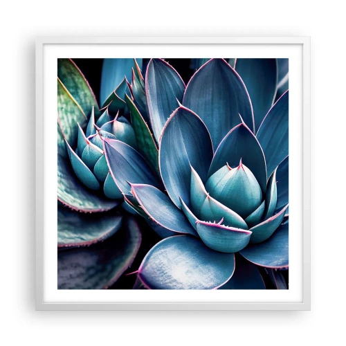 Poster in cornice bianca - Forza vitale - 60x60 cm