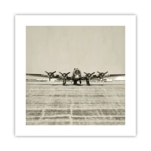 Poster - Pronto come sempre - 40x40 cm