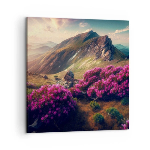 Quadro su tela - Stampe su Tela - L'estate sui monti - 50x50 cm