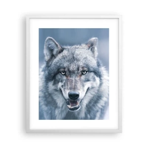 Poster in cornice bianca - Accetti la sfida? - 40x50 cm