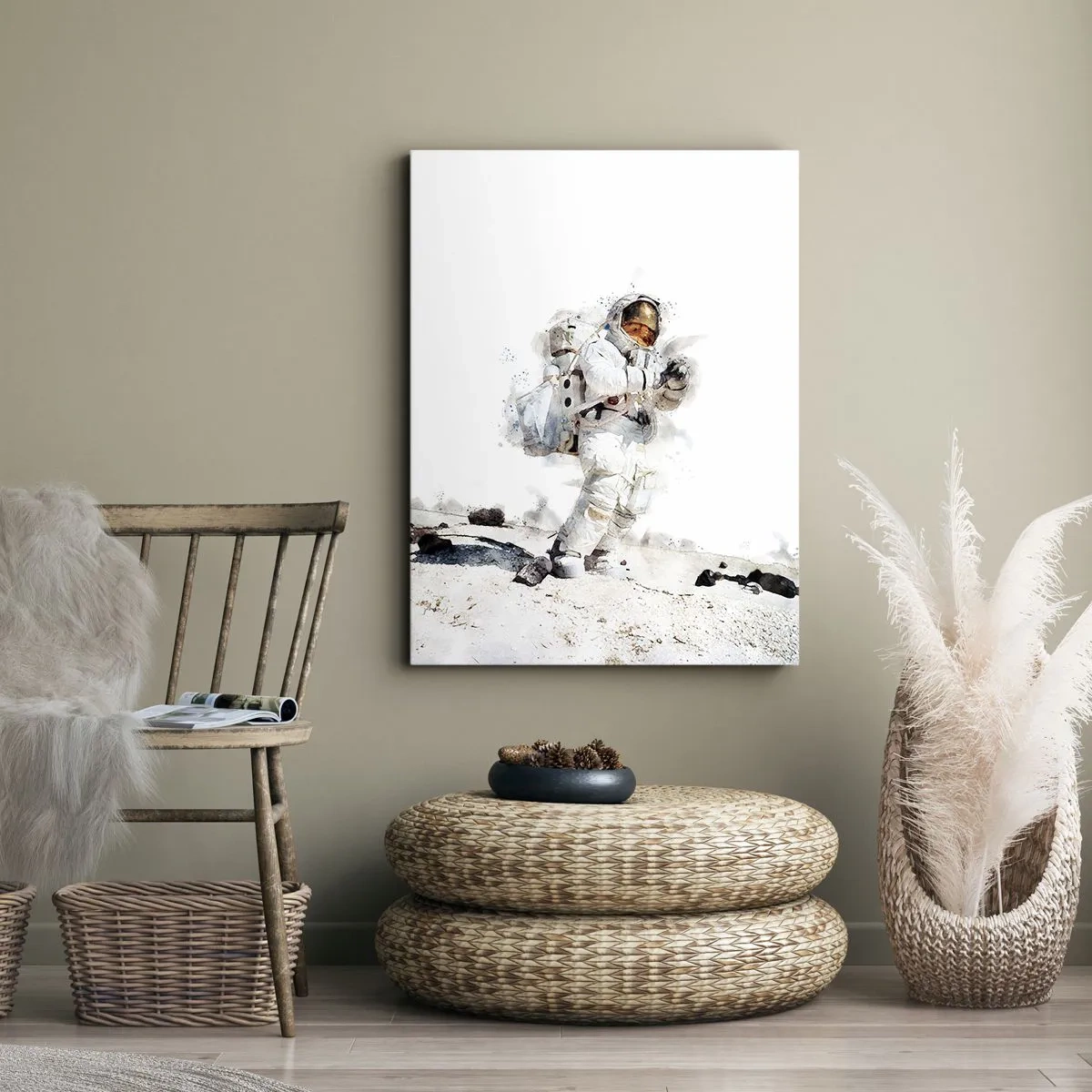 Quadro su tela - Stampe su Tela - L'inviato della Terra - 45x80 cm