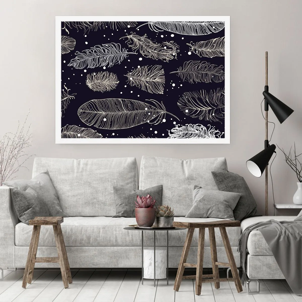 Poster - Pizzo piumato - 70x50 cm