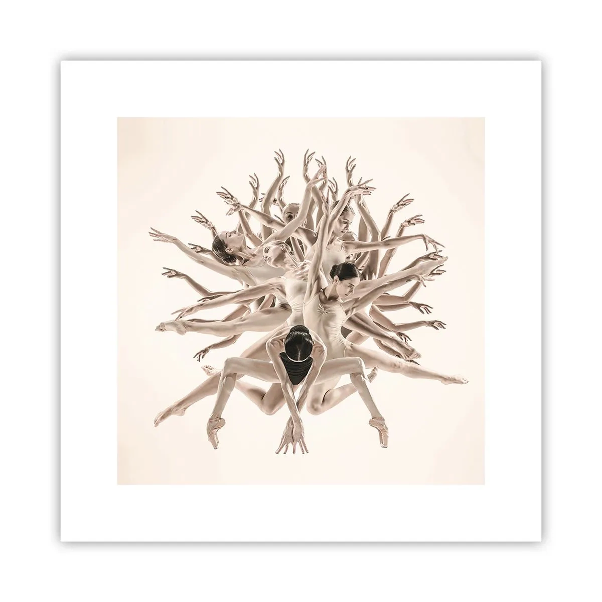 Poster - Fiorendo nella danza - 30x30 cm