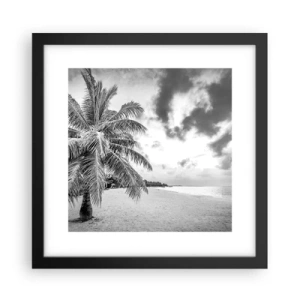 Poster in cornice nera - Quando hai nostalgia della solitudine... - 30x30 cm