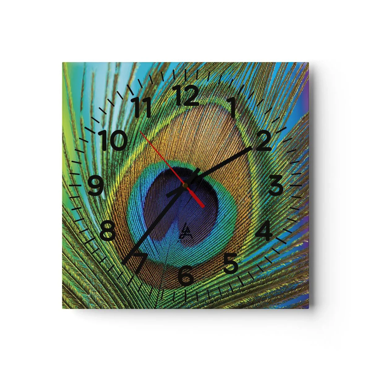 Orologio da parete - Orologio in Vetro - Occhio nell'occhio - 40x40 cm