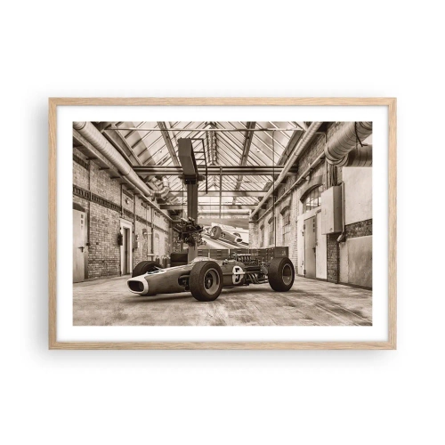 Poster in cornice rovere chiaro - Il riposo del vincitore - 70x50 cm