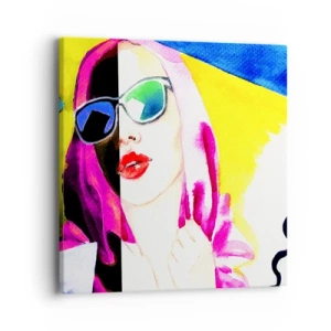 Quadro su tela - Stampe su Tela - Non sono bianca e non sono nera - 40x40 cm