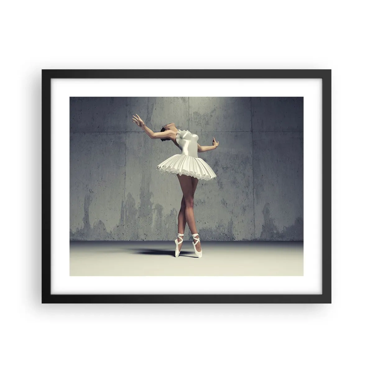 Poster in cornice nera - Leggero come un uccello - 50x40 cm