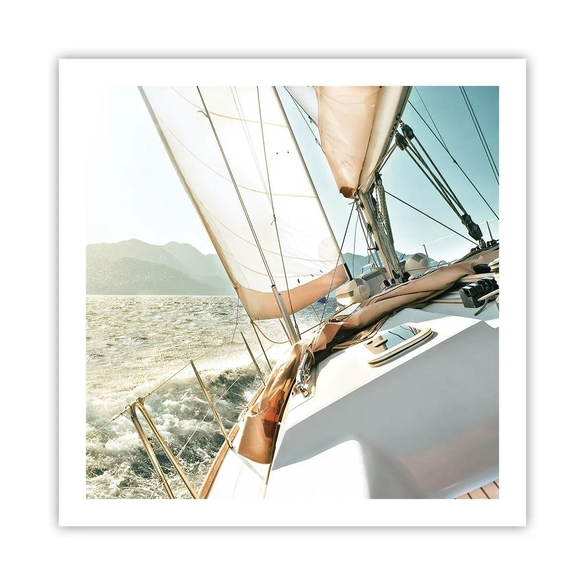 Poster - A vele spiegate - 60x60 cm