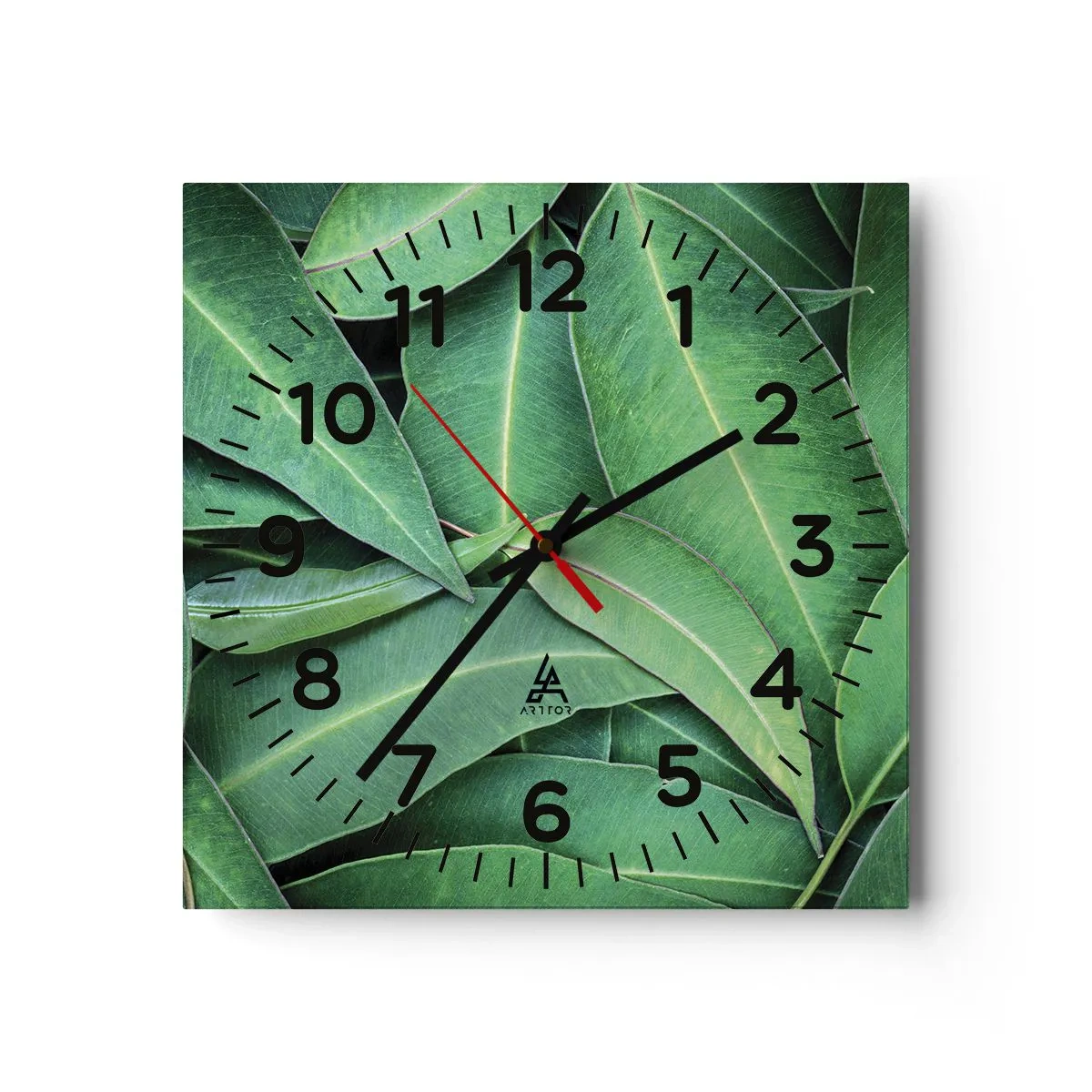 Orologio da parete - Orologio in Vetro - Succosi e freschi - 30x30 cm