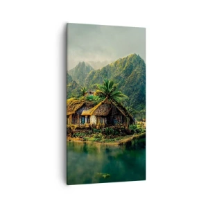 Quadro su tela - Stampe su Tela - Paradiso tropicale - 55x100 cm