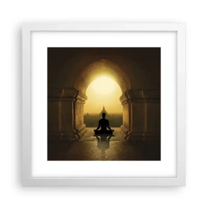 Poster in cornice bianca - Armonia completa - 30x30 cm