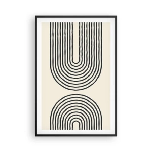 Poster in cornice nera - Tra un attimo... - 61x91 cm