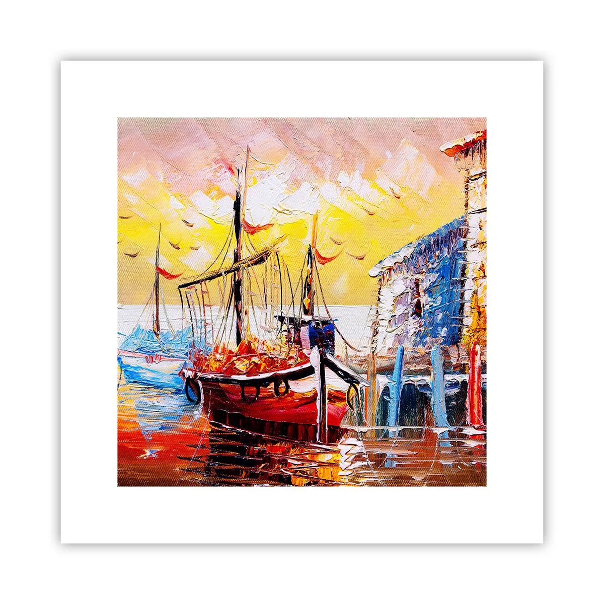 Poster - Ritorno felice - 30x30 cm