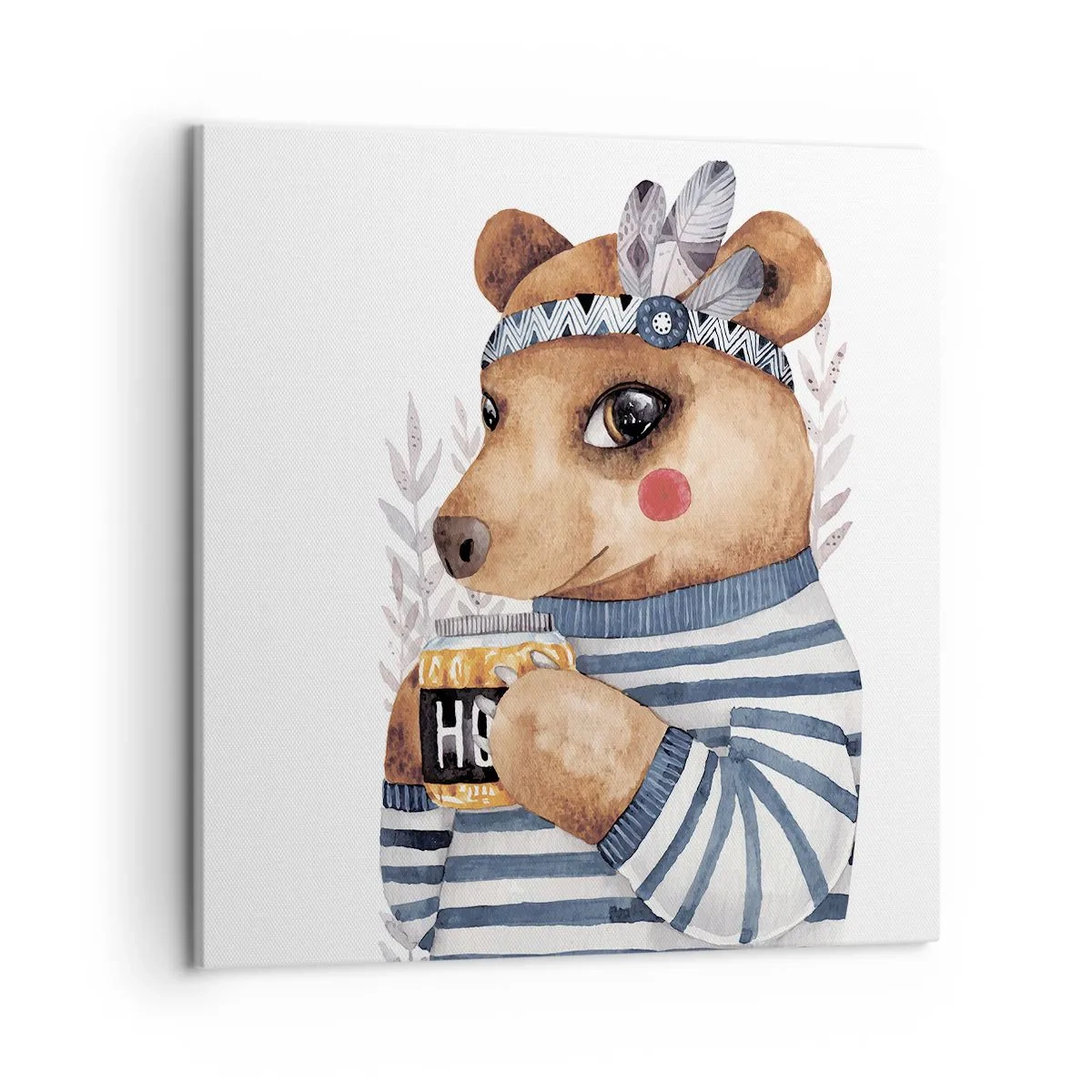 Quadro su tela - Stampe su Tela - Dolce orsetto - 50x50 cm