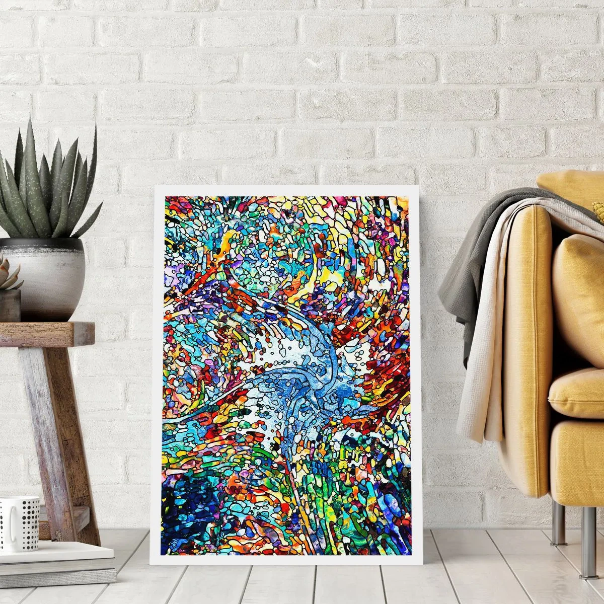 Poster - Vetrate a gocce - 70x100 cm