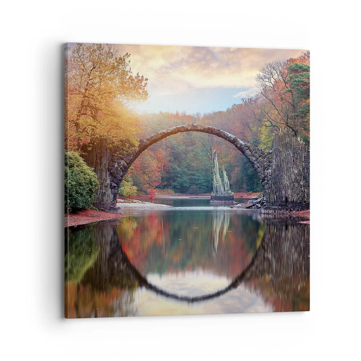 Quadro su tela - Stampe su Tela - Dall'altro lato dello specchio - 70x70 cm