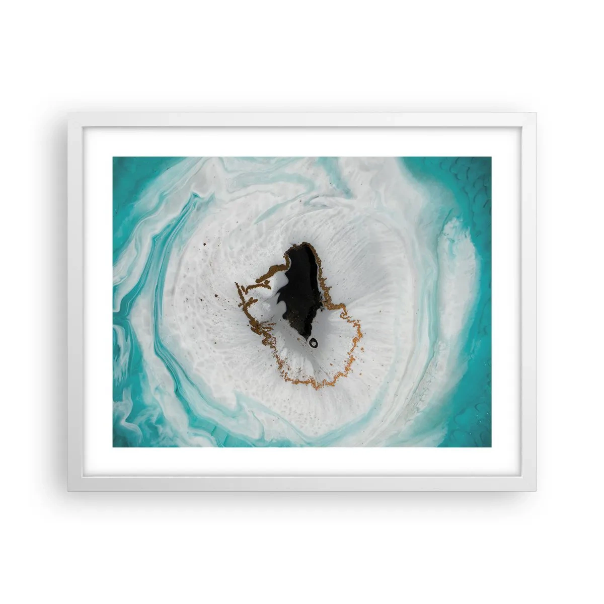 Poster in cornice bianca - Penetrare all'interno - 50x40 cm