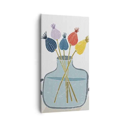 Quadro su tela - Stampe su Tela - Il silenzio dei papaveri - 55x100 cm