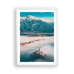 Poster in cornice bianca - L'inizio della favola - 50x70 cm