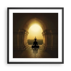 Poster in cornice nera - Armonia completa - 50x50 cm