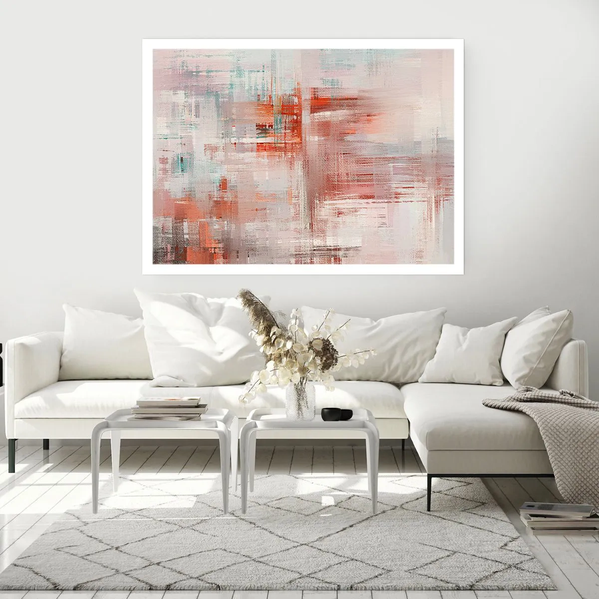 Poster - Nebbiose e rosate - 91x61 cm