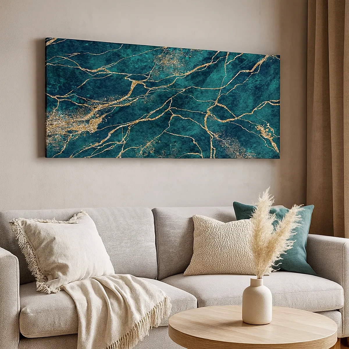 Quadro su tela - Stampe su Tela - La vena d'oro - 30x30 cm